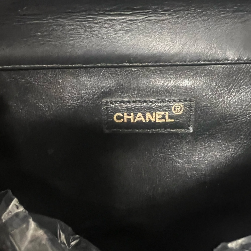 Extremely rare Chanel vintage lambskin two faced double flap bag 18k gold - Picture 7 of 16